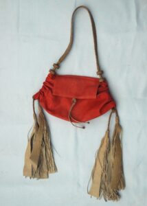 rouched handbag