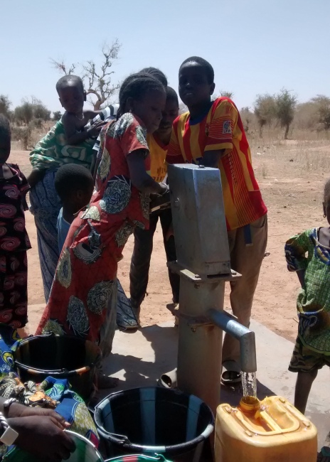 The pump we installed with Friends in Action last May is in full working order and I am told has the sweetest water in the village!